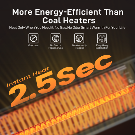 CozyRay-600 Outdoor Infrared Heater 1500W