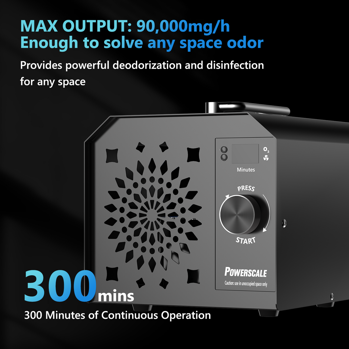 OZB1 Commercial Ozone Generator 90,000mg/h