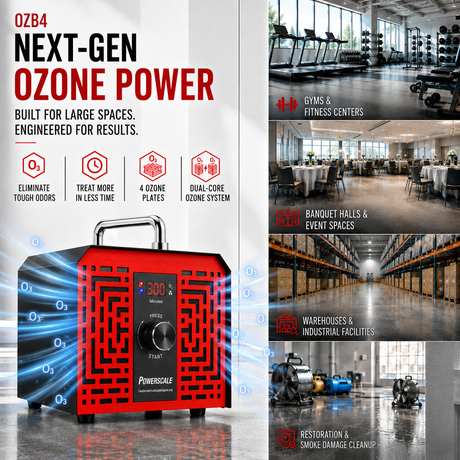 Powerscale OZB4 500,000mg/h Dual-Core Ozone Generator