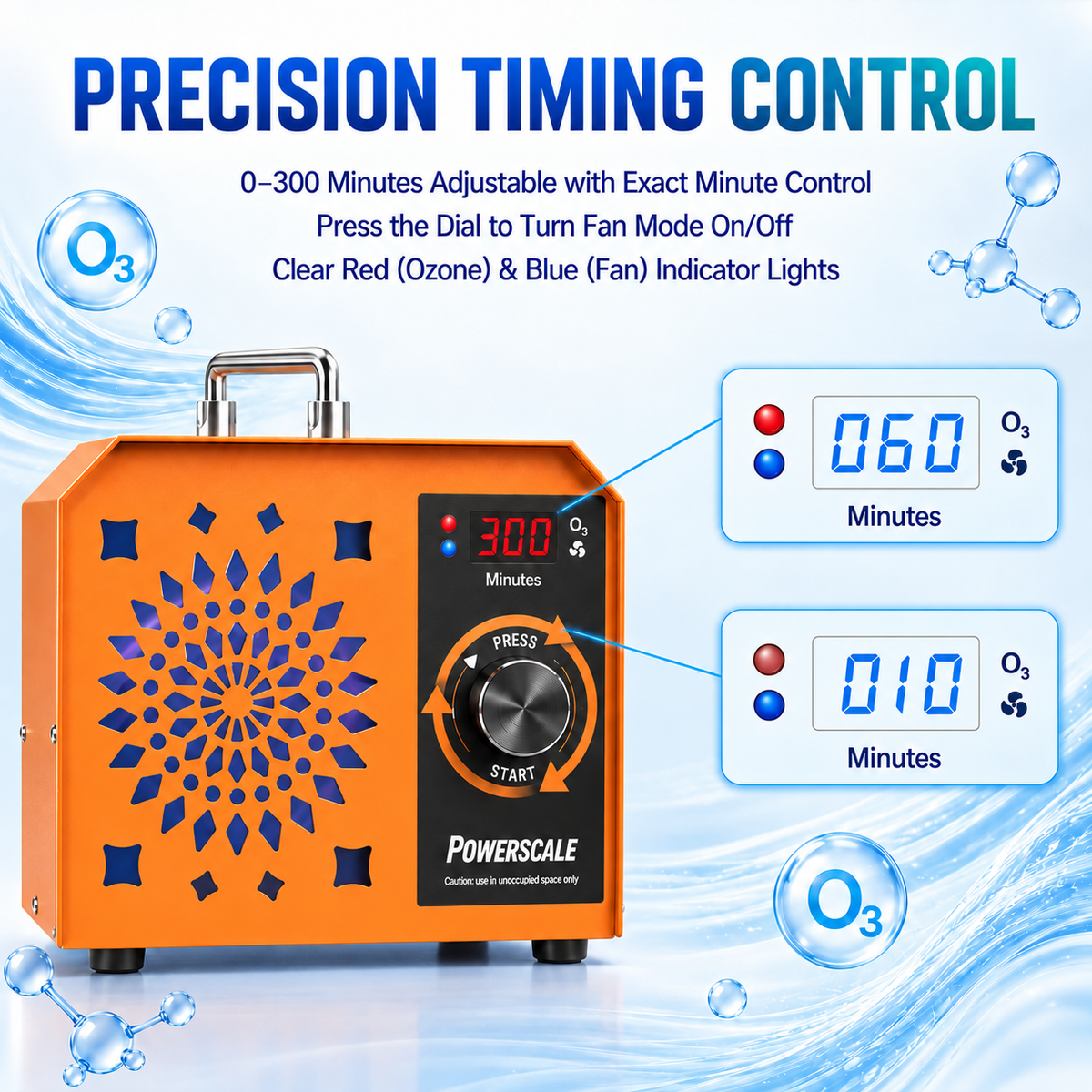 OZB3 Commercial Ozone Machine 250,000mg/h