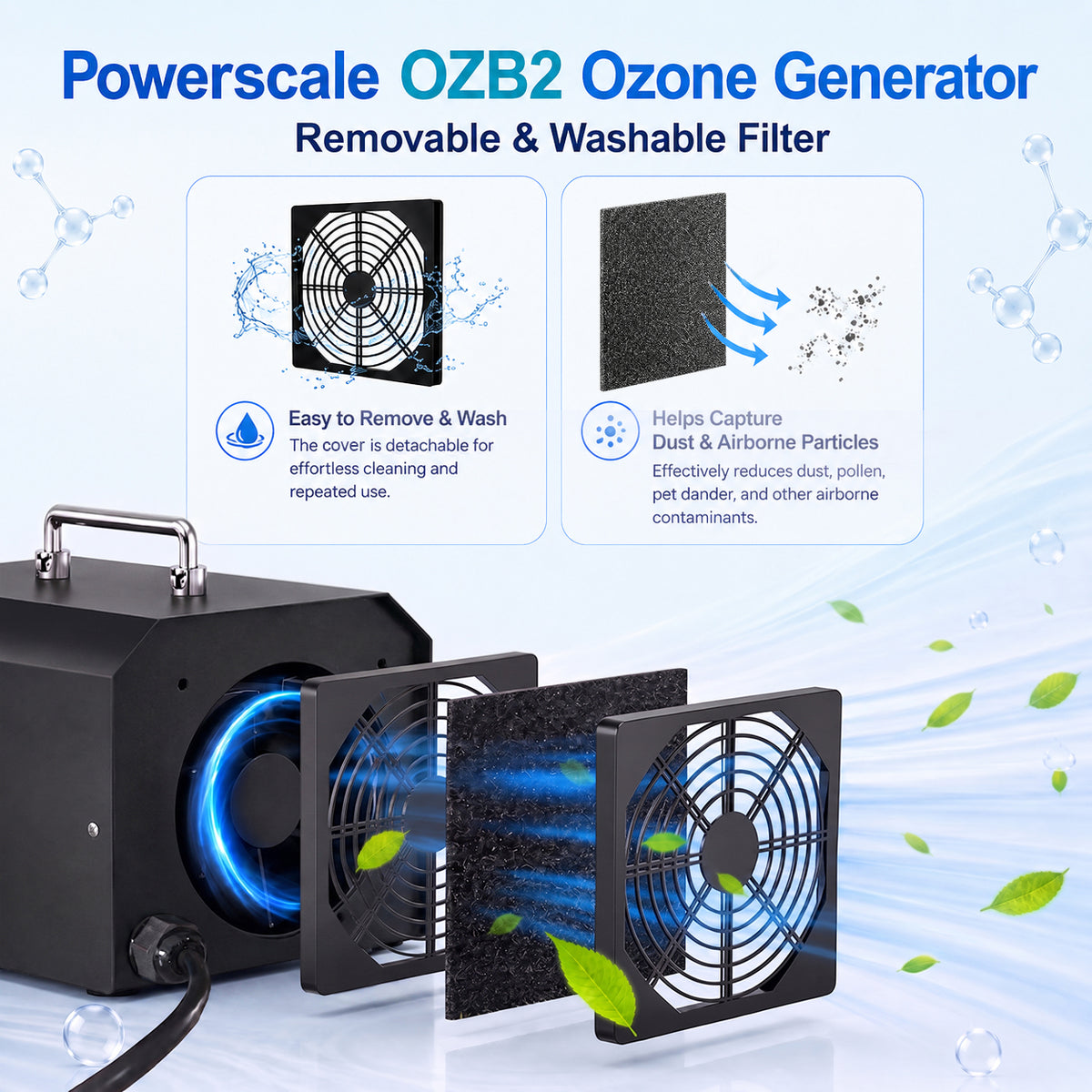 OZB2 Commercial Ozone Generator 150,000mg/h