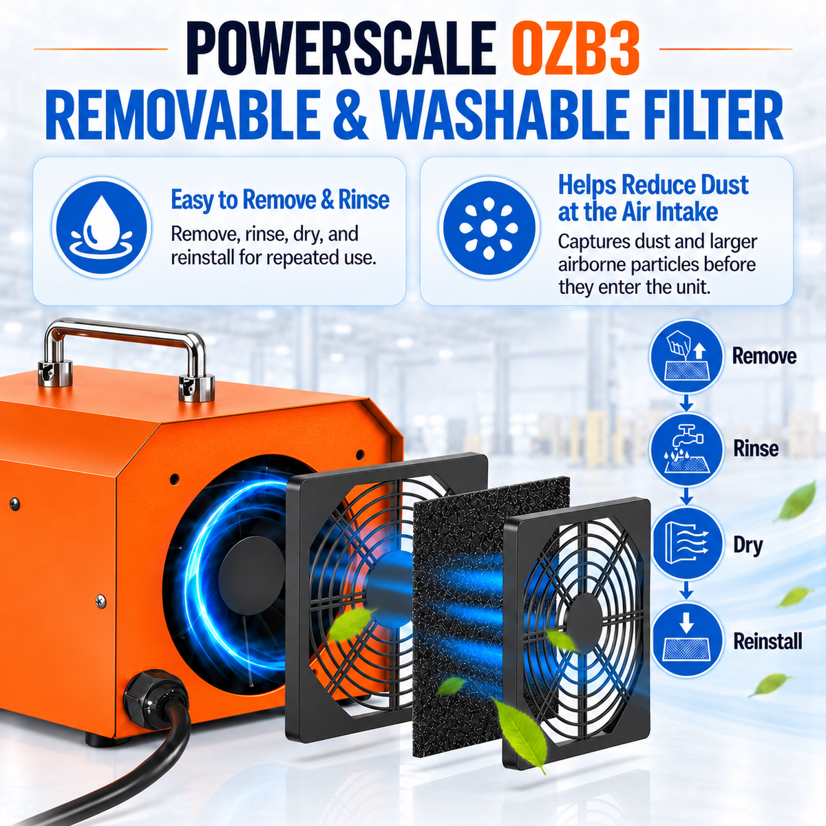 OZB3 Commercial Ozone Machine 250,000mg/h