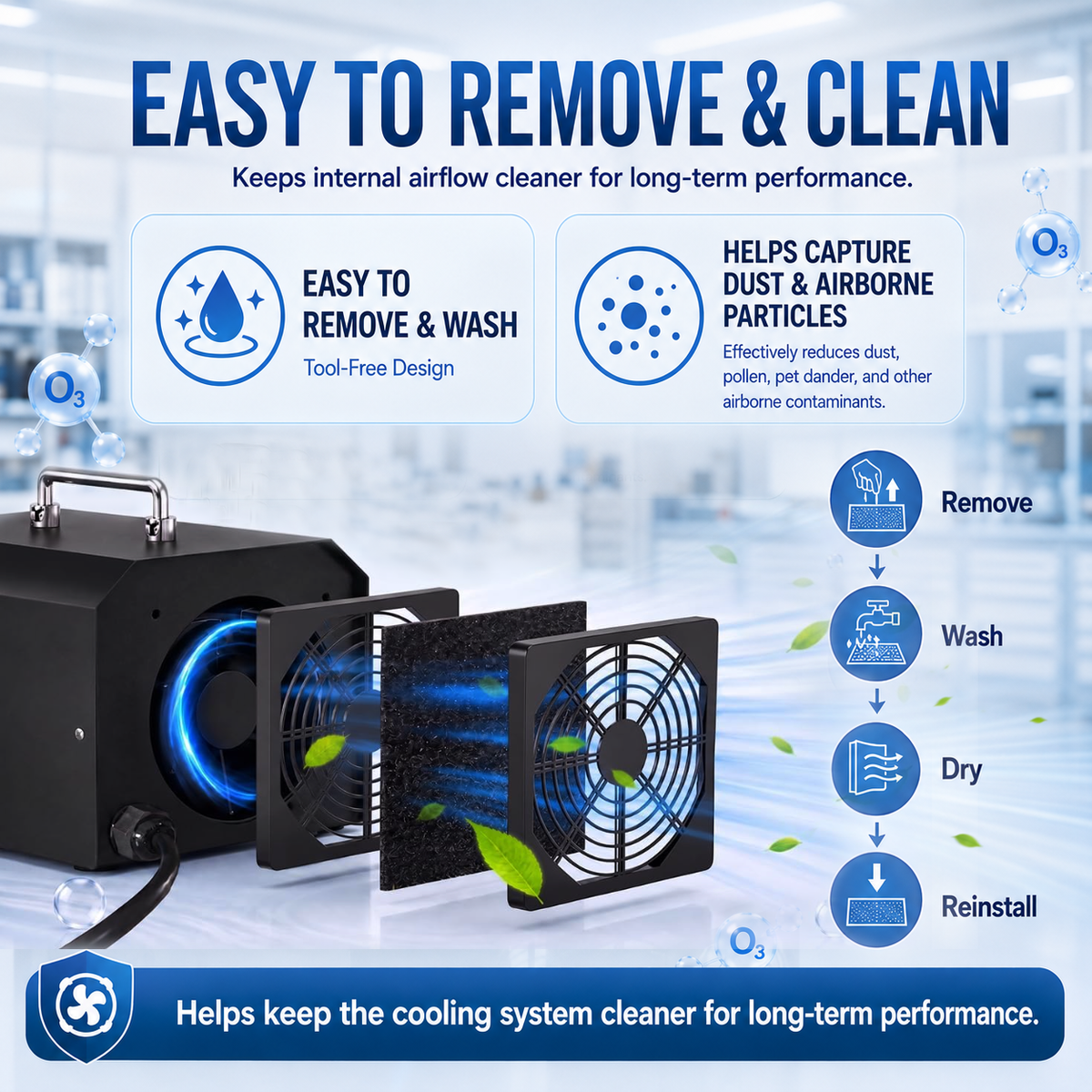 OZB1 Commercial Ozone Generator 90,000mg/h
