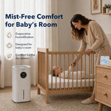 Powerscale CD600 6L Smart Evaporative Humidifier, Separate Humidity Sensor
