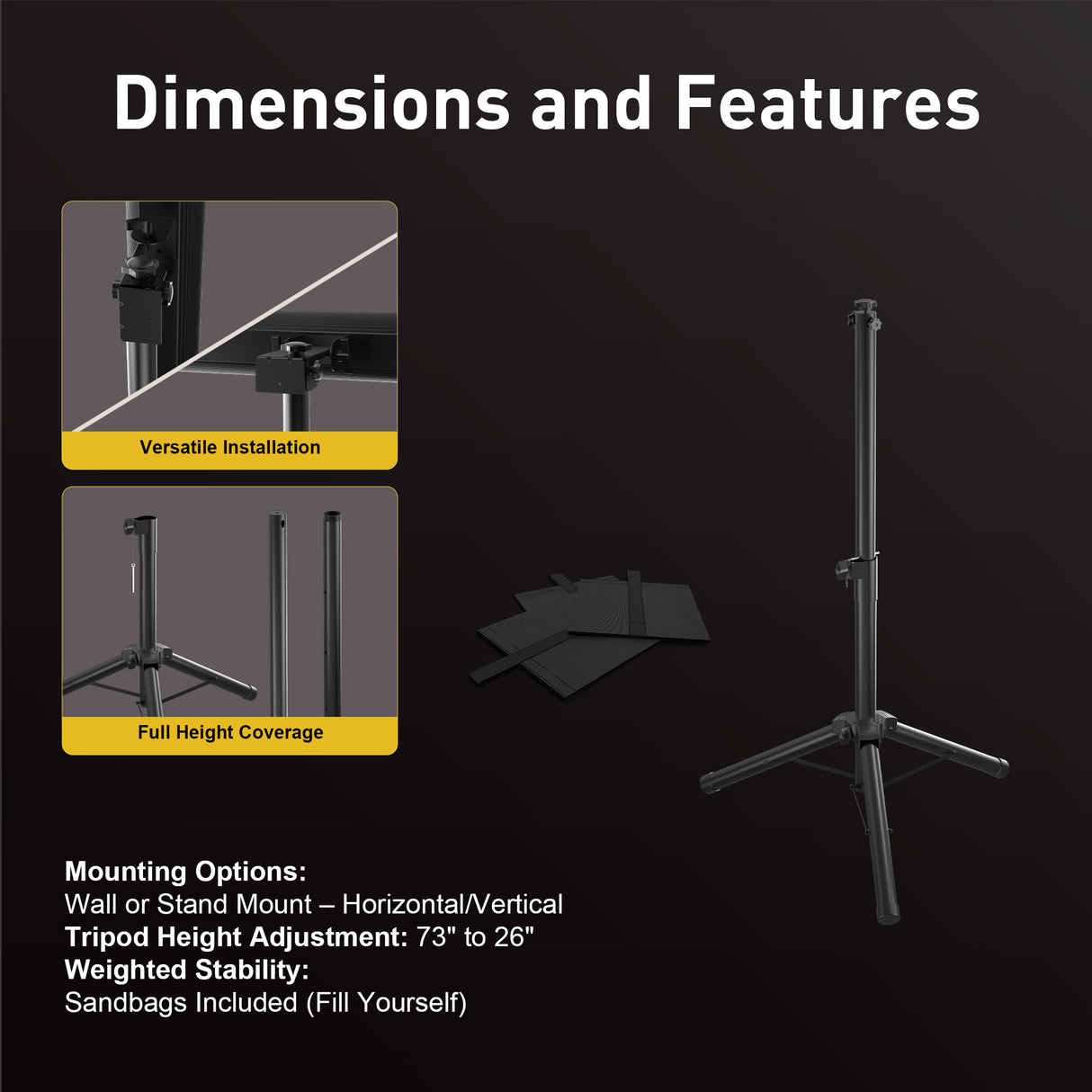 Infrared Heater Tripod Stand
