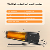 CozyRay-600 Outdoor Infrared Heater 1500W