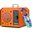 Powerscale ozone generator. Odor eliminator with digital display and warning sign